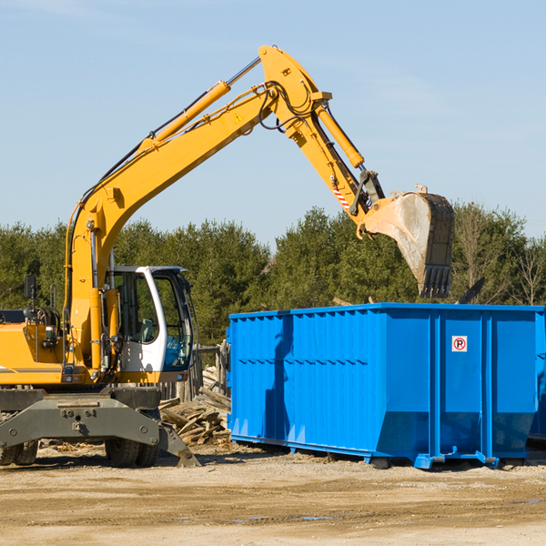 what size residential dumpster rentals are available in South Heights Pennsylvania